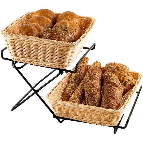 cent Buffetständer für 1/2 GN, schwarz – ideal für Buffets und Catering