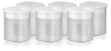 FRXSH FRXSH® Kunststoffbecher mit Cap ,Set à 6