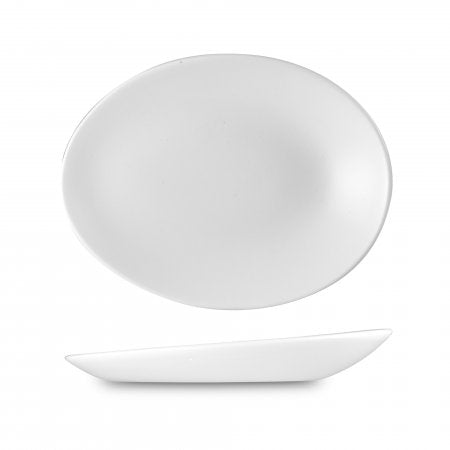 Churchill Super Vitrified Orb Platte Oval 24.9x19.1cm für die Gastronomie