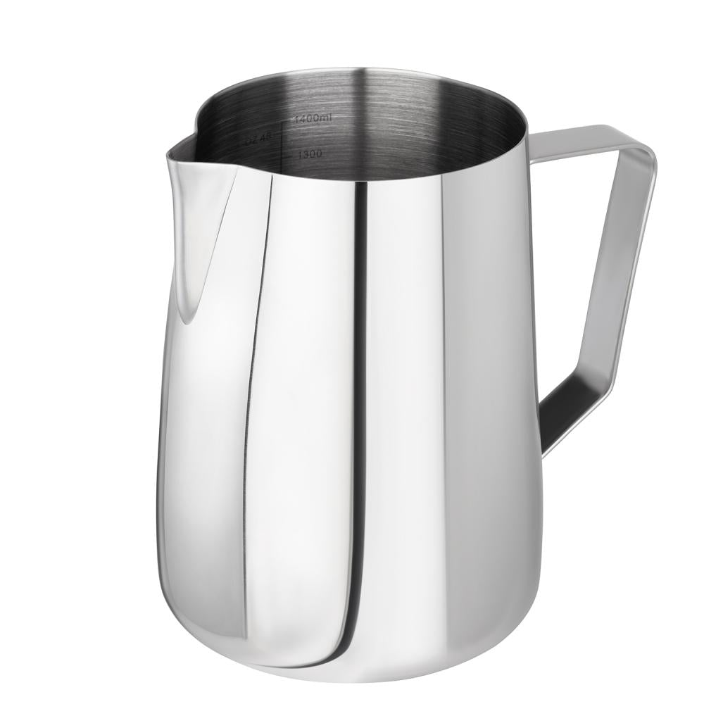 APS Milch- / Universalkanne aus Edelstahl, 1,3 Liter, ideal für Gastronomie
