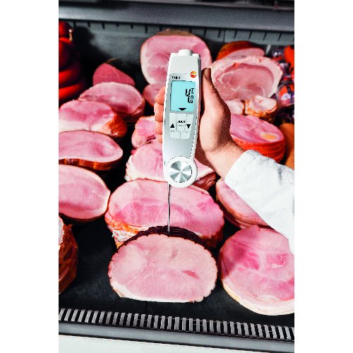 Testo Kombi Infrarot-/Einstech-Thermometer testo 104 ir für präzise Temperaturmessungen in der Gastronomie