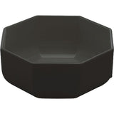 Waca Schüssel 8 eckig 1,55L Ø19,5cm schwarz Melamin