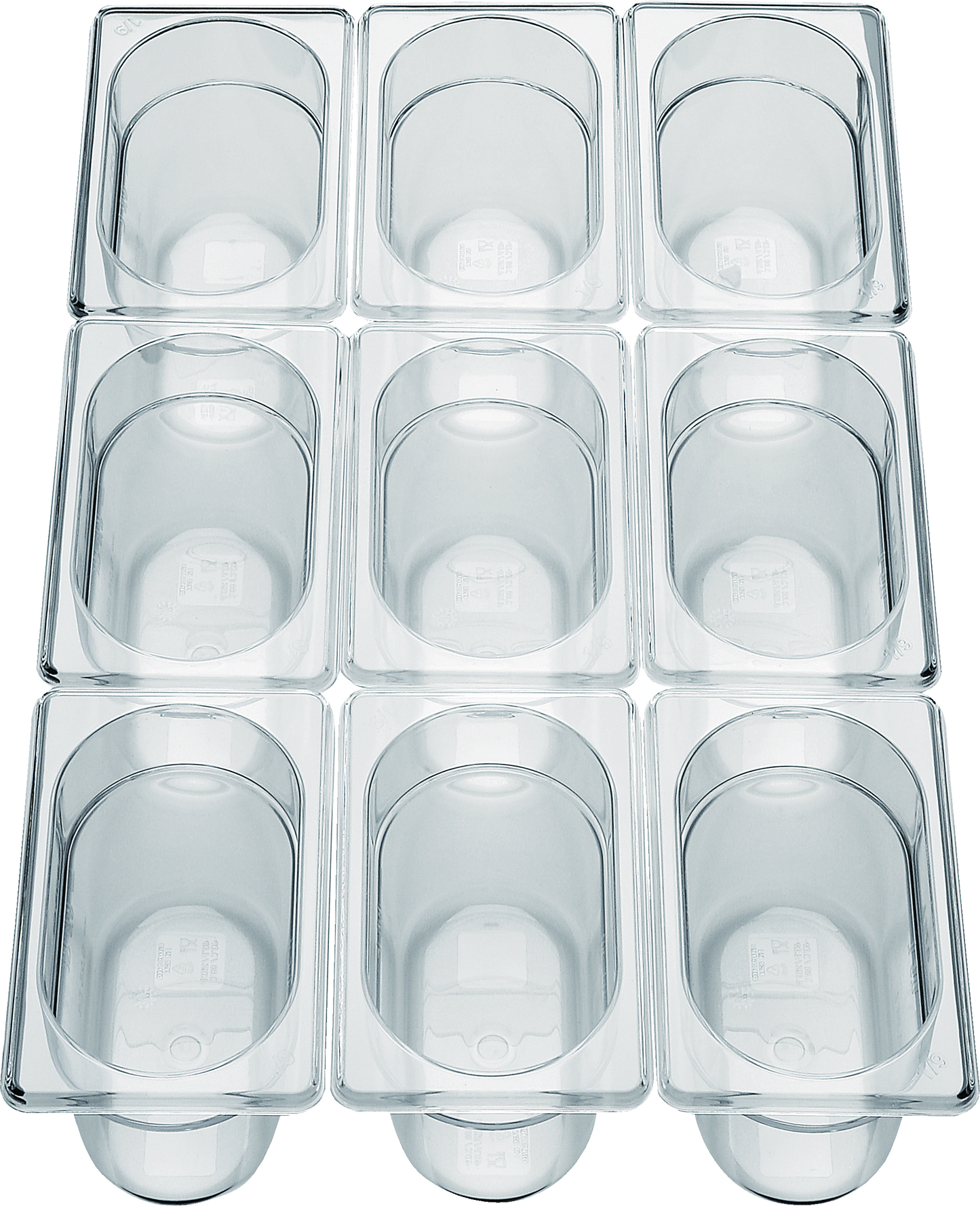 cent GN Behälter 1/9 Polycarbonat 0,5L für Lebensmittelaufbewahrung