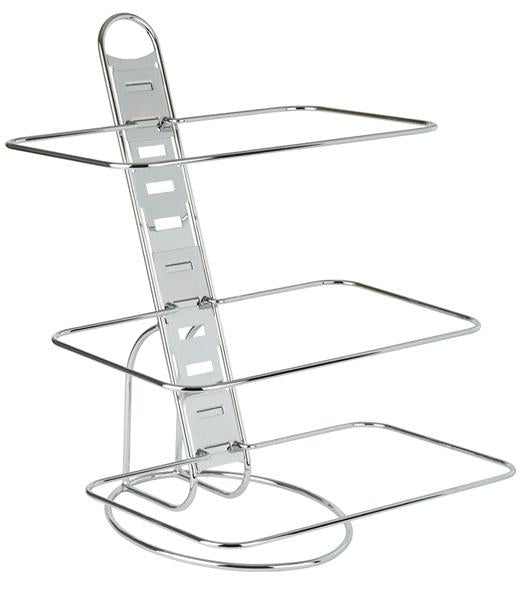 APS Buffetleiter BIG GN - 52 x 59 cm, verchromt, ideal für Buffets