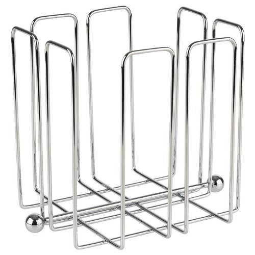 APS Serviettenhalter -WIRE- aus verchromtem Metall für 1/4 Falz Servietten