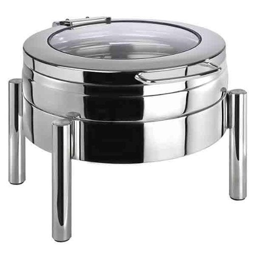 APS Chafing Dish rund aus Edelstahl für Buffets und Veranstaltungen
