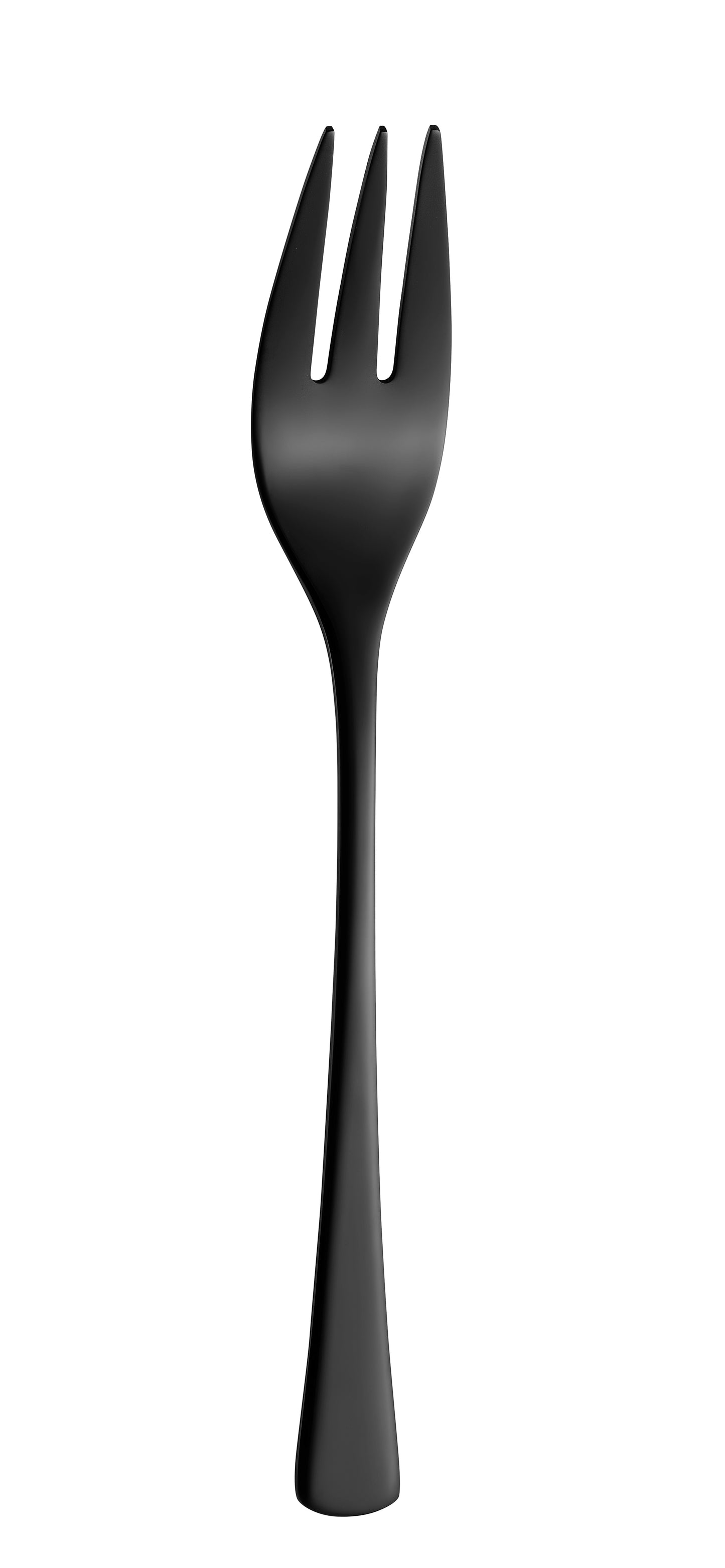 solex Kuchengabel 150 mm Retro PVD Tiefschwarz - ideal für Kaffeehaus und Gastronomie