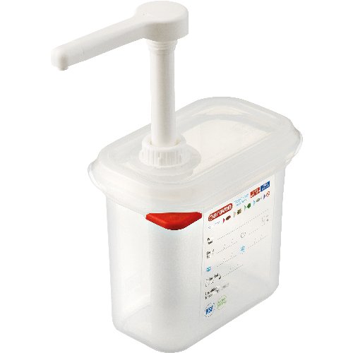 Araven Saucendispenser 1,5 Liter für Soßen und Dressings im Gastronomieeinsatz