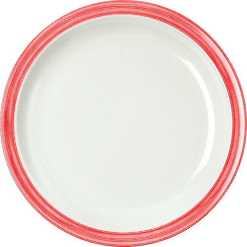 Waca Teller flach Ø23,5cm Melamin cherry-rot für Gastronomie