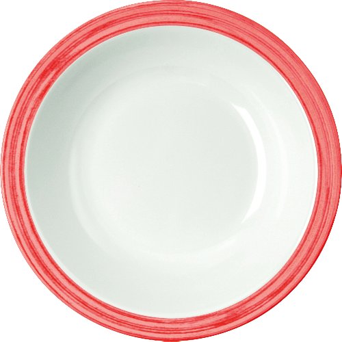 Waca Teller tief Colour Ø20,5cm 600ml Melamin cherry-rot für Gastronomie