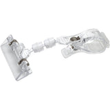 WAS Germany Kartenhalter mit Clip H: 12,5cm Acryl VPE 10