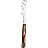 Tramontina Steak-/Pizzabesteck "Churrasco" Gabel L: 20cm braun VPE 12