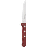 Tramontina Steak-/Pizzabesteck "Churrasco" Messer L: 23,5cm mahagoni VPE 12