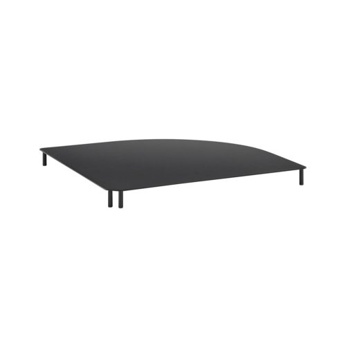 APS Eckverbindung -VALO- 39 x 39 cm, Metall, schwarz für gastronomische Anwendungen