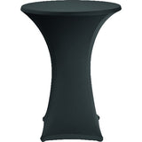 Stretch Stehtischbezug "Stretch" Ø80cm schwarz