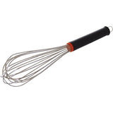 Schneider Rührbesen Edelstahl mit schwarzem Griff 16 Drähte Länge 30 cm
