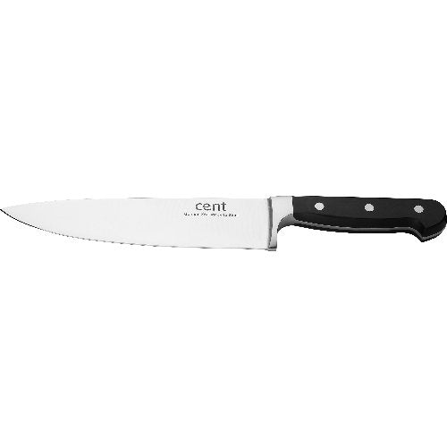 cent Kochmesser De Luxe 20 cm - Edelstahlklinge für professionelle Küchen