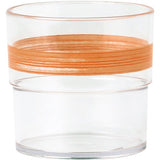 Waca Trinkbecher "Colour" 0,23L SAN VPE 5 klar/orange