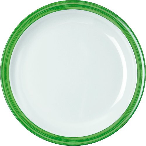 Waca Teller flach Colour Ø23,5cm Melamin grün für Gastronomie