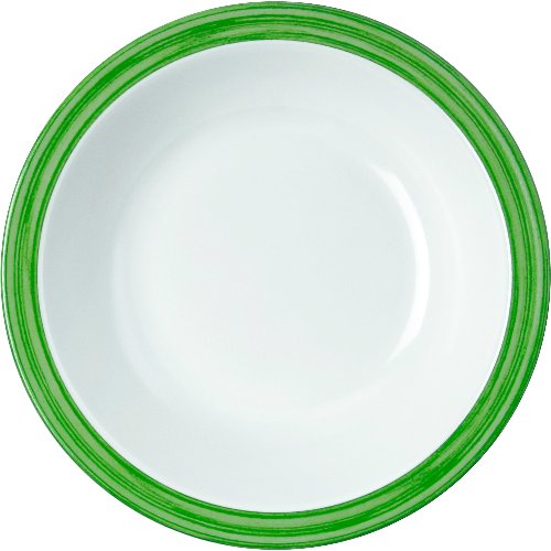Waca Teller tief aus Melamin, 20,5cm, grün, für Gastronomie