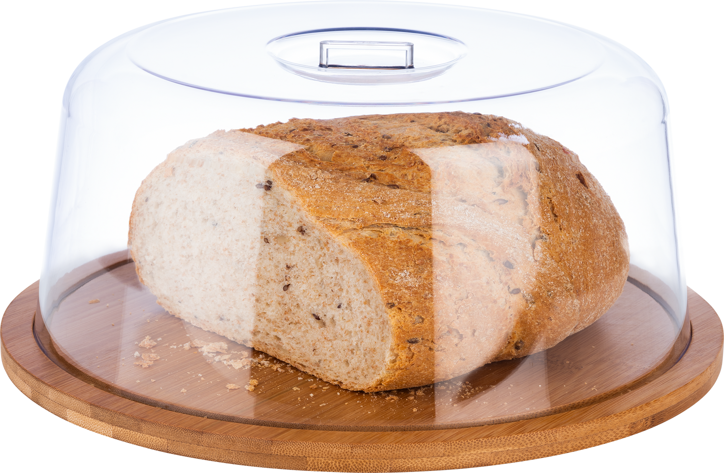 APS Tablett mit Haube, 2 tlg. Ø25cm H 13,5cm für Gastronomie