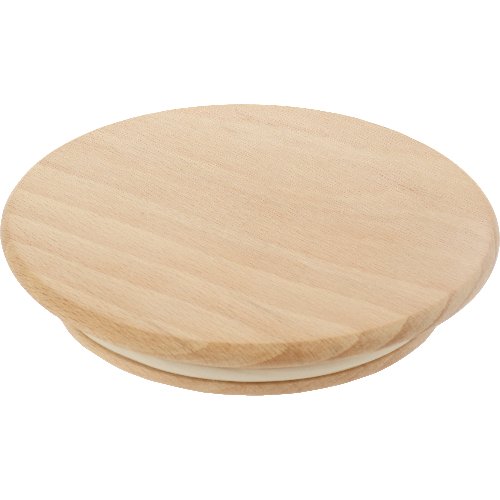 Weck Holzdeckel Buche mit Silikonring für Ø 8cm Gläser