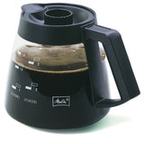 Melitta® Glaskanne 1,8 l (schwarz)