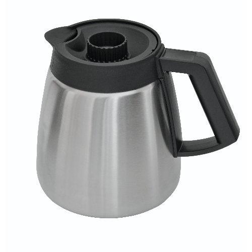 Melitta Edelstahlkanne 2,2l in Schwarz, ideal für Kaffeeservice in der Gastronomie.