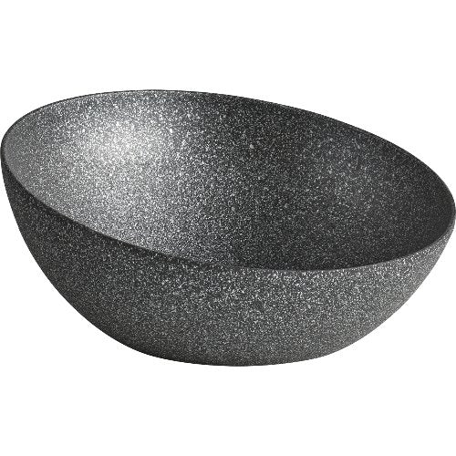 APS Schale rund Frostfire schwarz/silber, Aluminium, 3L, Ø32,5cm