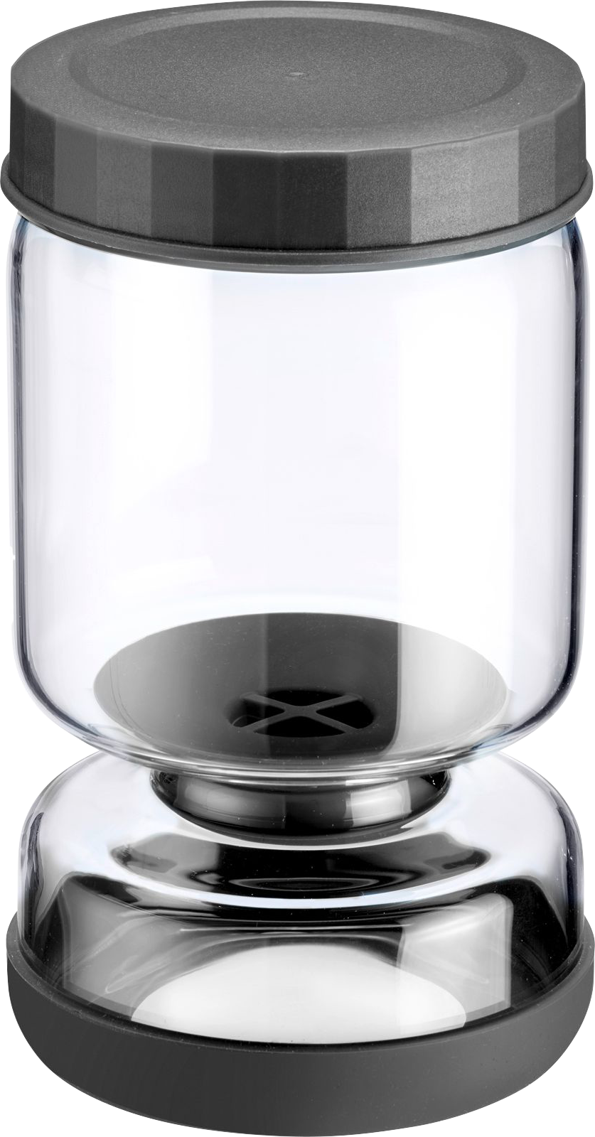 Westmark Abtropfglas Zwei-Kammer-System 900ml für sichere Lebensmittelaufbewahrung