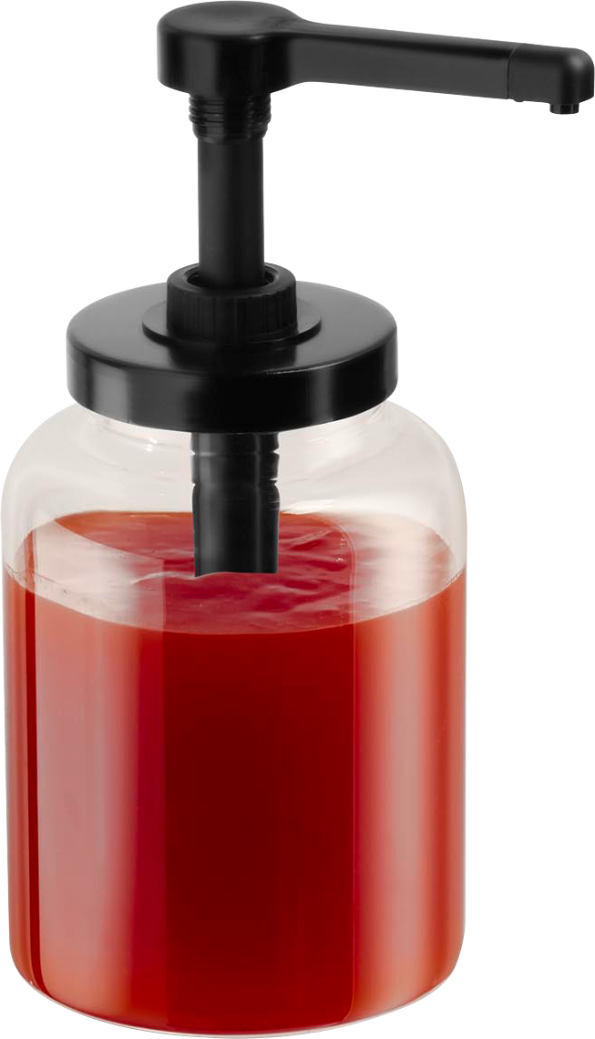 APS Dosierspender DISPENSA aus Glas für Marmelade und Saucen