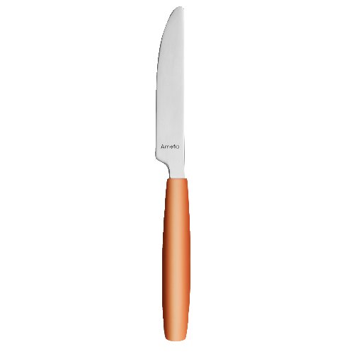 Amefa orange Dessertmesser aus Edelstahl für Gastronomie und Altenheime