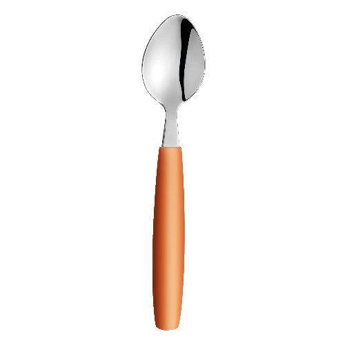 Amefa orange Kaffeelöffel aus Edelstahl 18/0 für Gastronomie