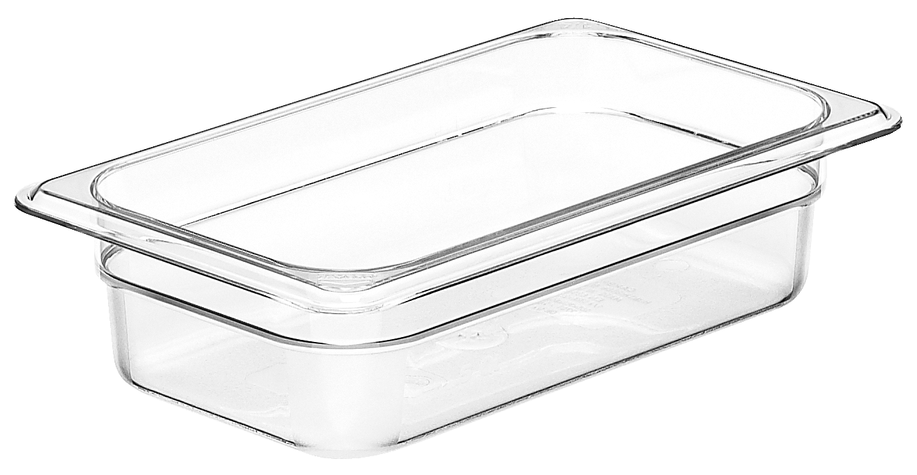 Cambro CamView GN Behälter SAN BPA-frei 1/4 T: 65mm, 1,7L für sichere Lebensmittelaufbewahrung