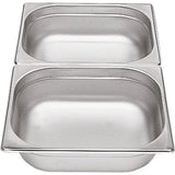 Cookmax GN Behälter 1/2 Edelstahl T: 100 mm, 6,5l