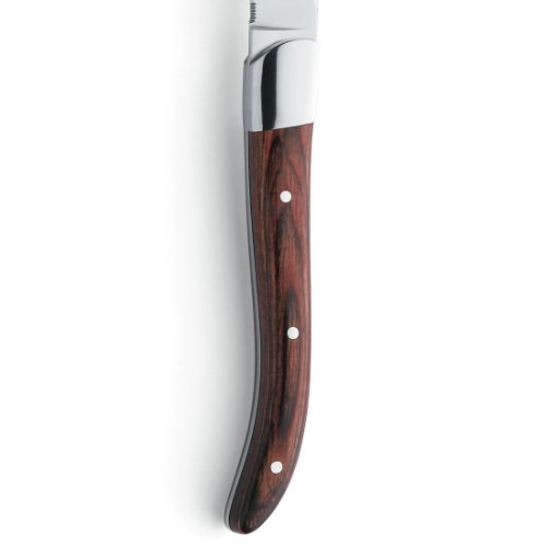 Amefa ROYAL STEAK Steakmesser mit Wellenschliff und Holzgriff für den Gastronomie-Einsatz.