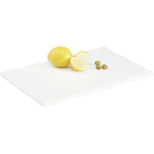 cent Schneidbrett Bar PE 500 weiß 38x25x1,2cm für professionelle Küchen