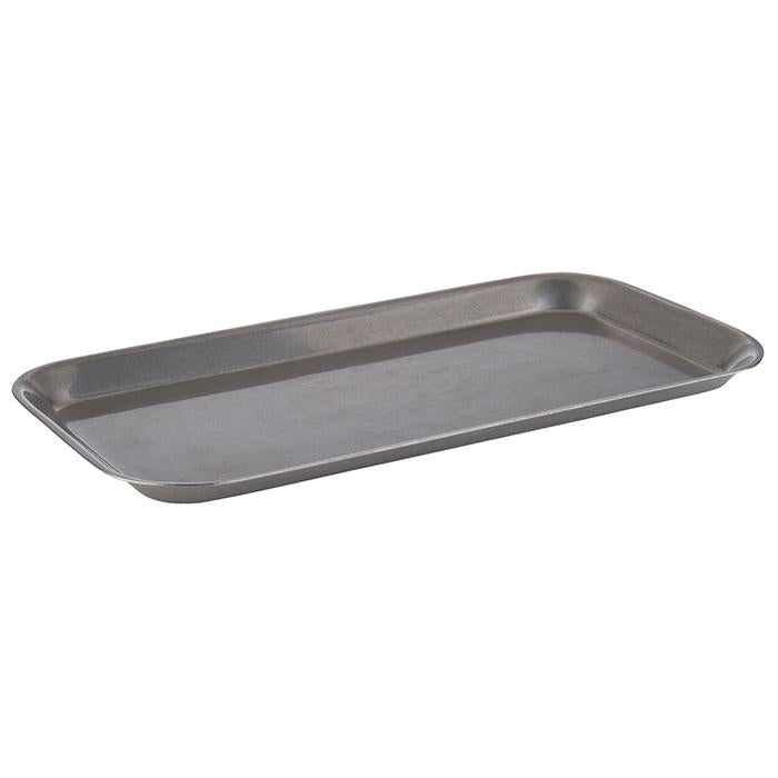 APS Tablett -VINTAGE- aus Edelstahl, ideal für Gastronomie und Catering