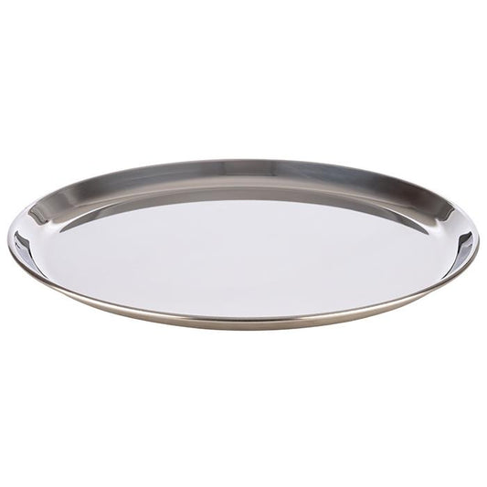 APS Serviertablett -KAFFEEHAUS- aus Edelstahl, Ø 27 cm, für Gastronomie