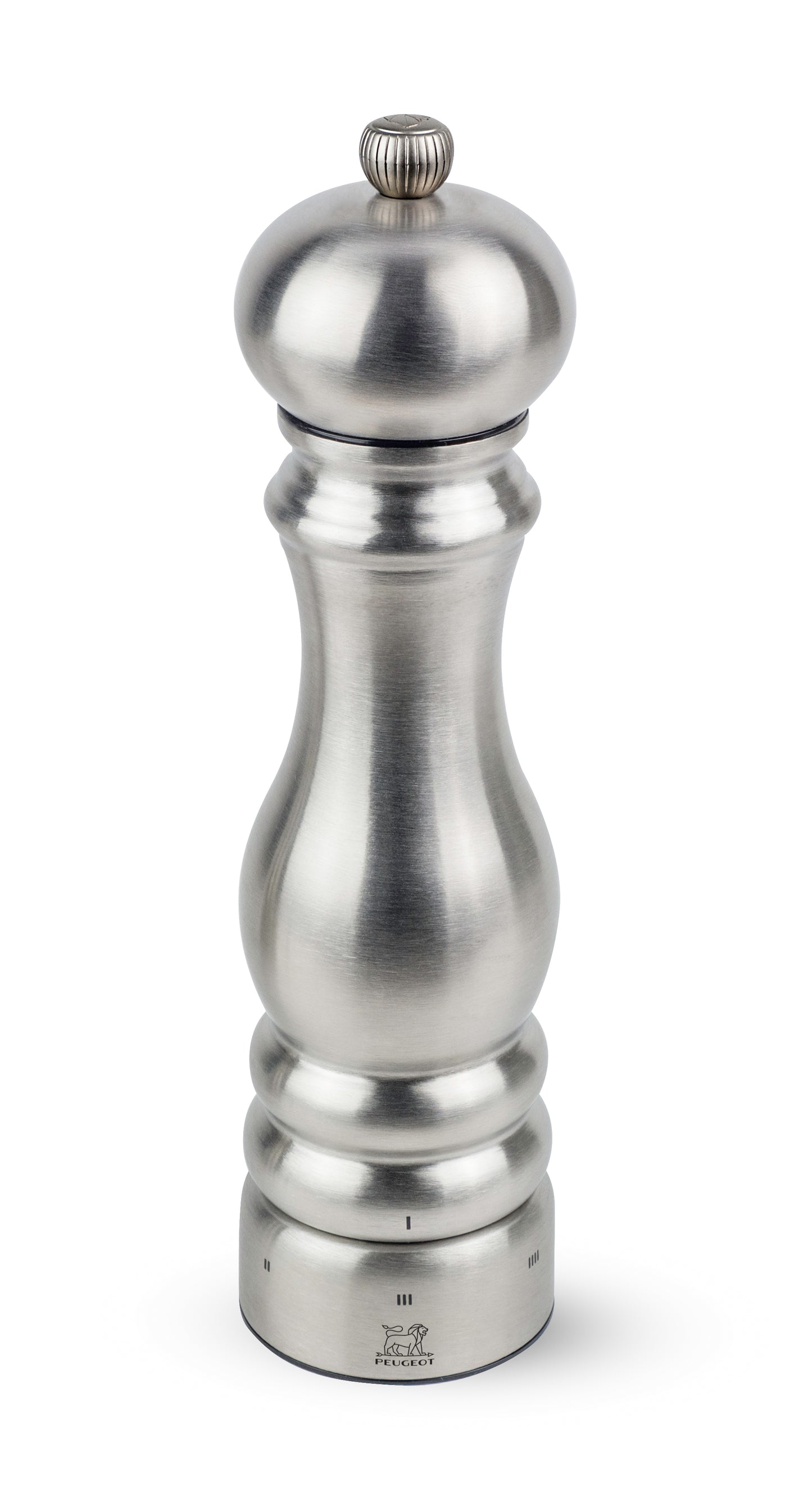 PEUGEOT PARIS CHEF Pfeffermühle Edelstahl 22 cm für den professionellen Einsatz