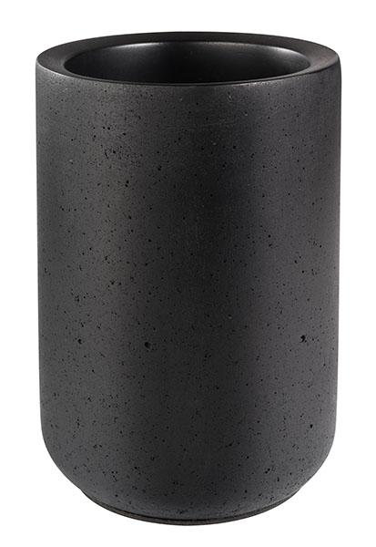 APS Flaschenkühler -ELEMENT- aus Beton, schwarz für stilvolle Getränkekühlung