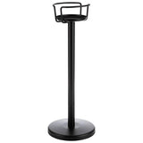 APS Ständer für Wein- / Sektkühler, Ø 19,5 / 26,5 cm, H: 71,5 cm , Metall, Zinkdruckguss, schwarz