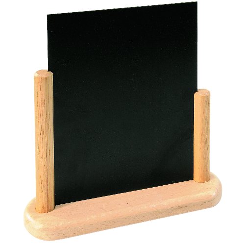 G. Vermes Tischtafel aus Holz mit Kreidetafel für Gastronomie