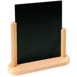 G. Vermes Tischtafel inkl. Gestell aus Holz natur A5 VPE 6