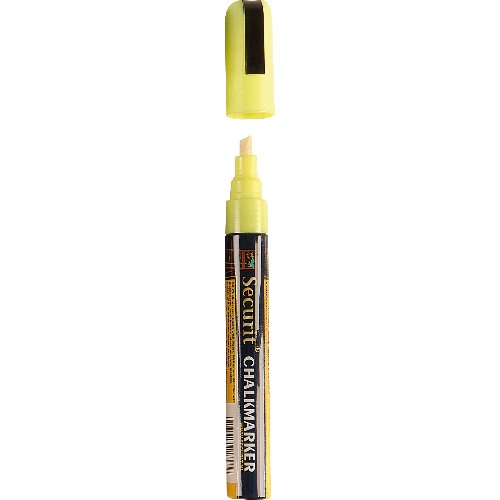 G. Vermes Kreidemarker 2-6 mm gelb für glatte Oberflächen