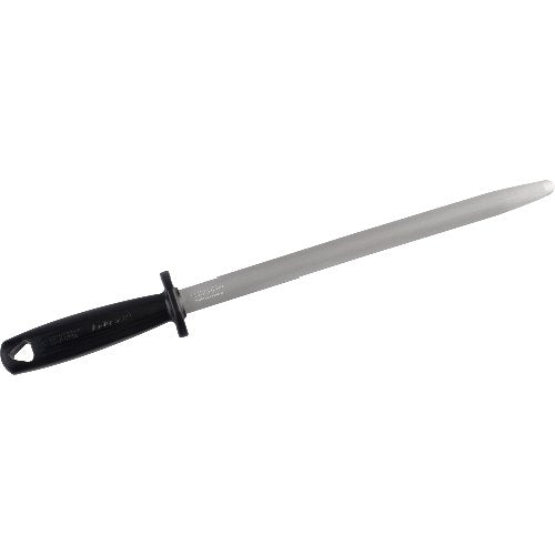 Fischer Bargoin Wetzstahl aus gehärtetem Stahl, rund, 35 cm für professionelle Küchen