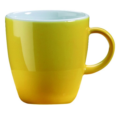 cent Tasse Obere Latte Macchiato Barista 0,30l in gelb für Gastronomiebetriebe