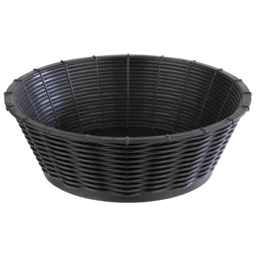 APS Korb im Wicker-Look, Ø 20 cm, für die Präsentation von Speisen in der Gastronomie.