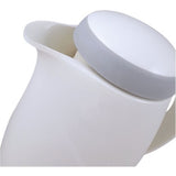 Helios Isolierkanne "Wave" 1,0 Liter, spülmaschinengeeignet Weiß