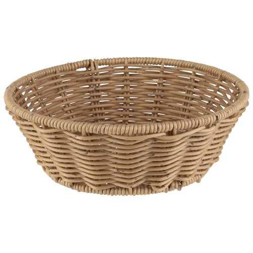 APS Korb -COVE- beige, Ø 20 cm, für Servierzwecke in der Gastronomie